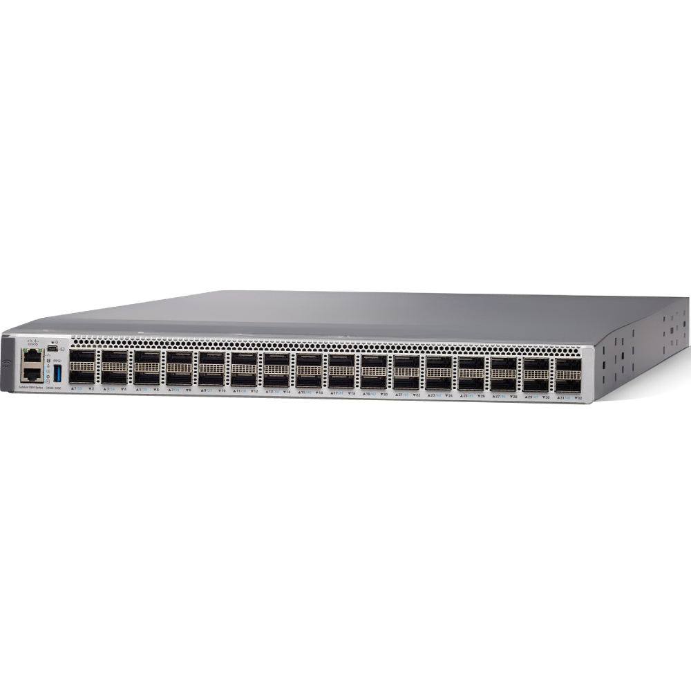 c9500-32qc-a-front-left Catalyst 9500 32-port 40/100G only, Advantage – Image 1
