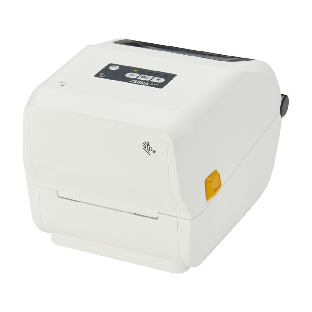 zd421t-hc-front-left Zebra ZD421 Healthcare, Transfert Thermique, 300dpi, Ethernet, USB, USB Host, BTLE – Image 1