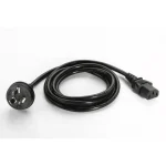 Zebra 50-16000-257R - Cordon d alimentation CA 3 broches, 1.8M, prise CEI 60320 C13 (Chine)