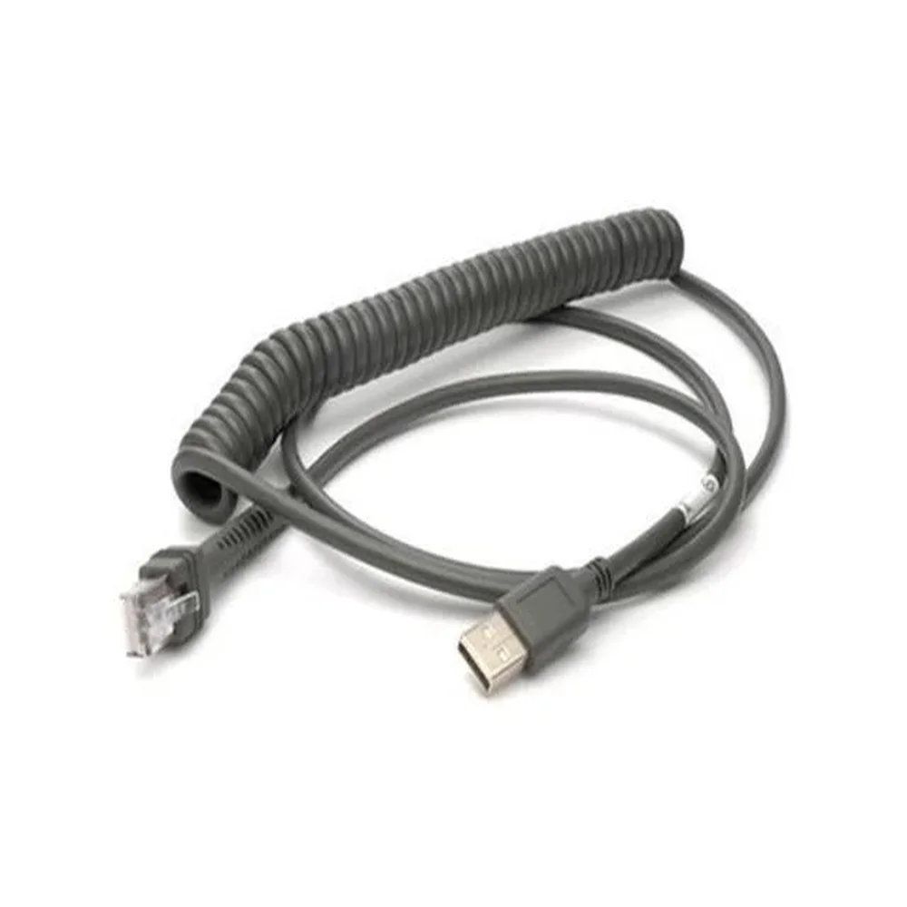 CAB-524 Datalogic CAB-524 - Câble USB, Type A, spiralé, POT, 8 pieds (2,4m) – Image 1
