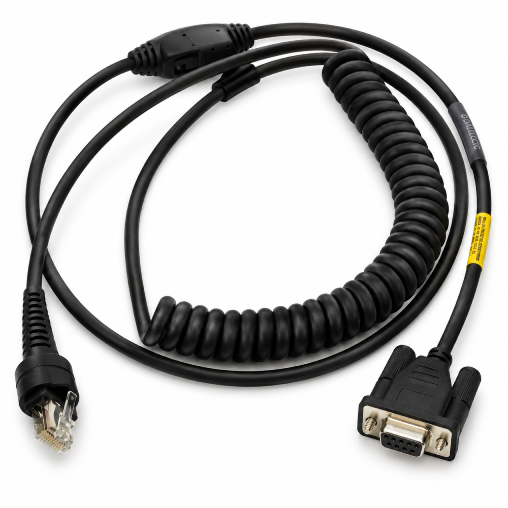 CBL-801-370-C00 Honeywell CBL-801-370-C00 - Câble RS-232 Talkman, liaison vers Vocollect Talkman, 3.7m, spiralé – Image 1