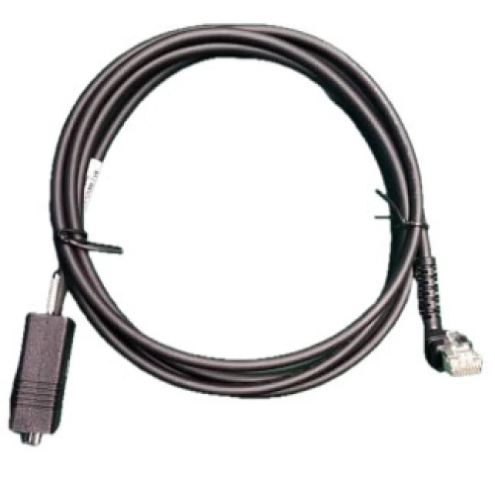 CBL-R20755-01 Zebra CBL-R20755-01 / CBAHF-RS00-071PA - Câble RS232 : DB9 femelle, 7ft (2,1m), droit, TxD sur 2, protection TTL, noir, connecteur coudé – Image 1