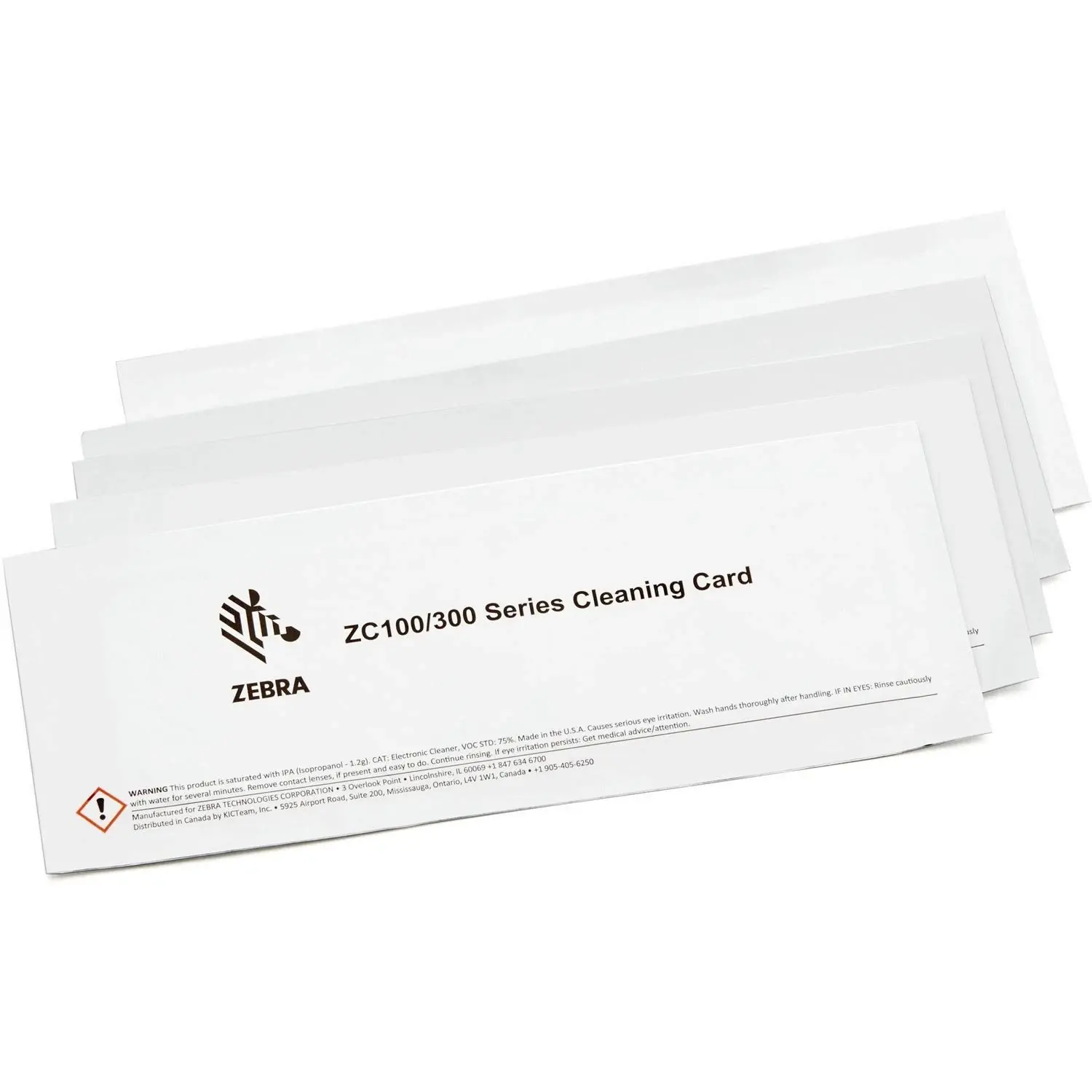 105999-313 Kit de nettoyage pour Zebra ZC100/ZC300/ZC350 – Image 1